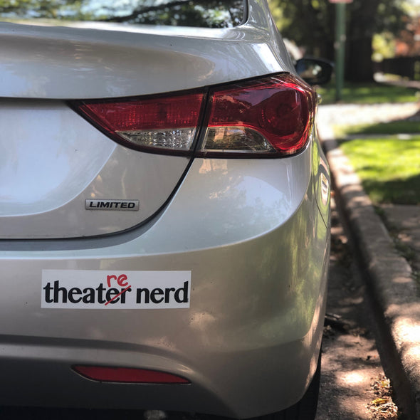 "Theatre Nerd" Bumper Sticker