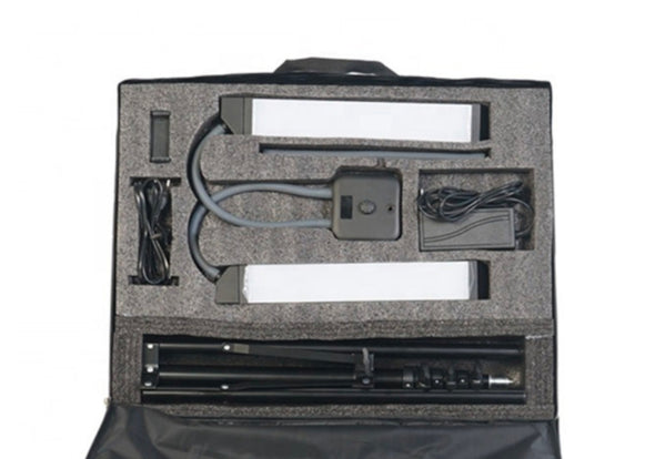light kit with carrying case, ring light alternative